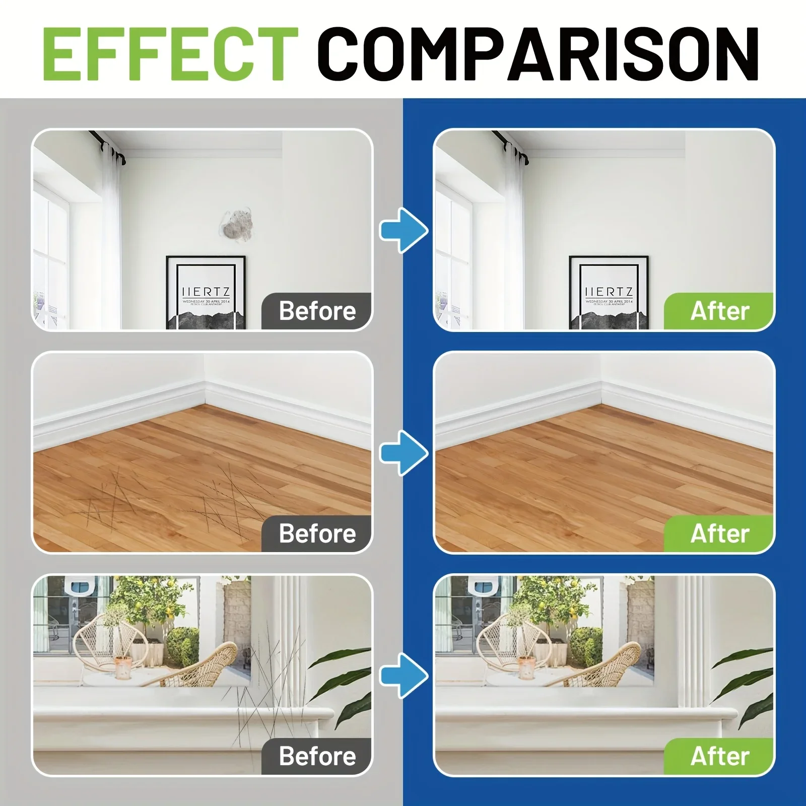 10pcs Touch Up Paint Pen Refillable Paint Pens with Types Of Brushes Touch Up Paint Repair Tool for Application, Wall, Furniture