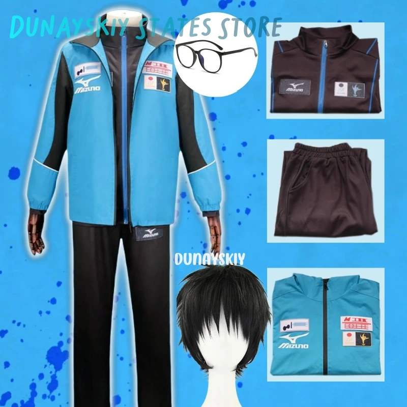 ЮРИЙ!!! On ICE Katsuki Yuri Спортивная одежда Джерси Униформа Одежда Аниме Косплей Хэллоуин Ролевые костюмы для вечеринок