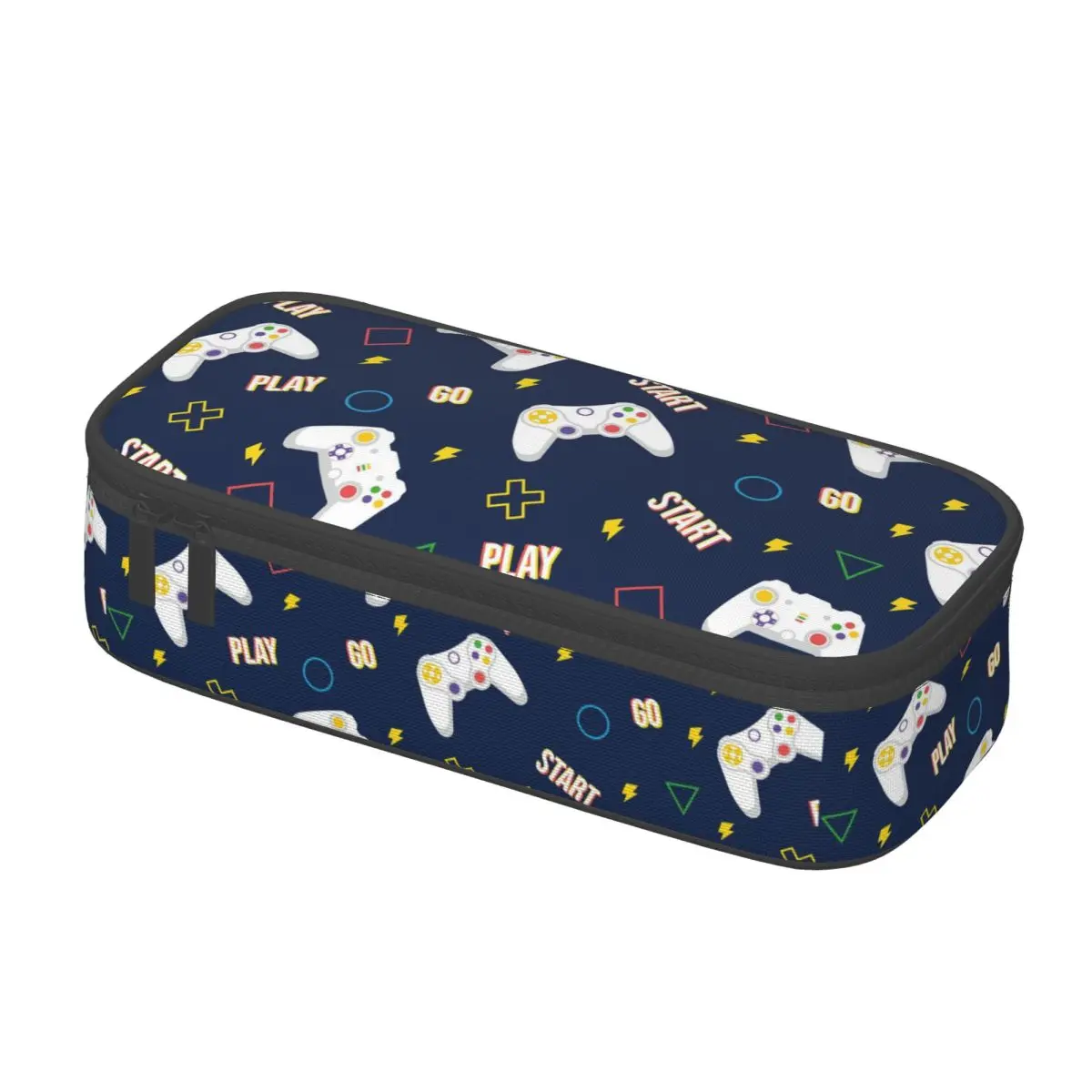 

Lovely Cartoon Game Console Pattern Pencil Cases Pencil Pouch Pen for Student Large Storage Bag Office Gift Stationery