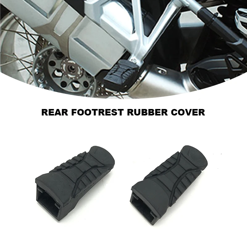 For BMW R1200GS R1250GS LC ADV R1200 GS R1250 GS Adventure 2014-2022 2019 2020 2021 Rear Footpeg Plate Footrest Rubber Cover