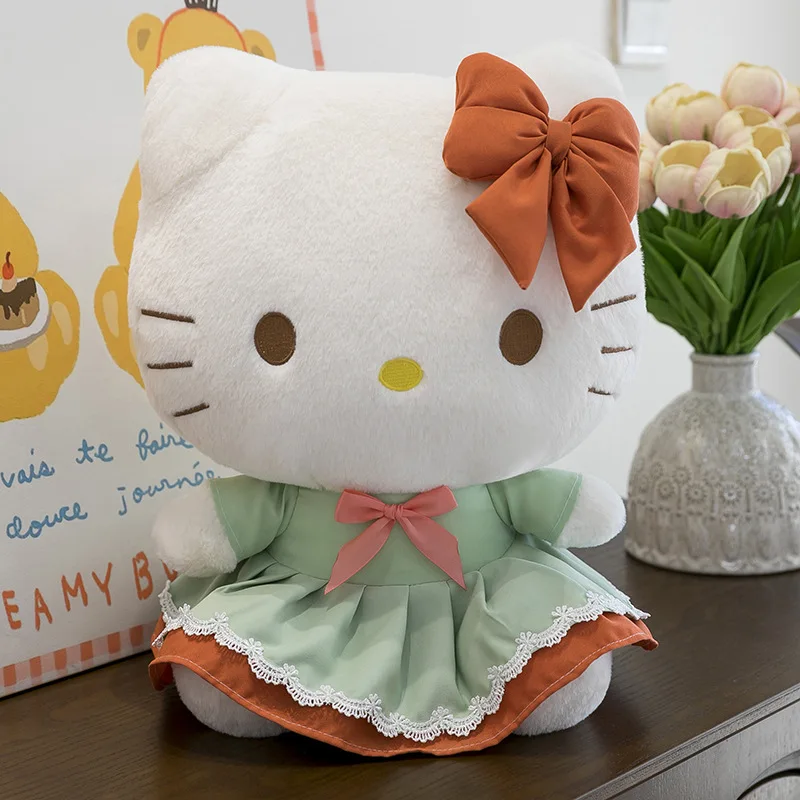 

anime Hello Kitty Plush Doll Stuffed Toys decorate girl Sofa pillow ornaments 65cm Stuffed Animals & Plush Large doll Gift