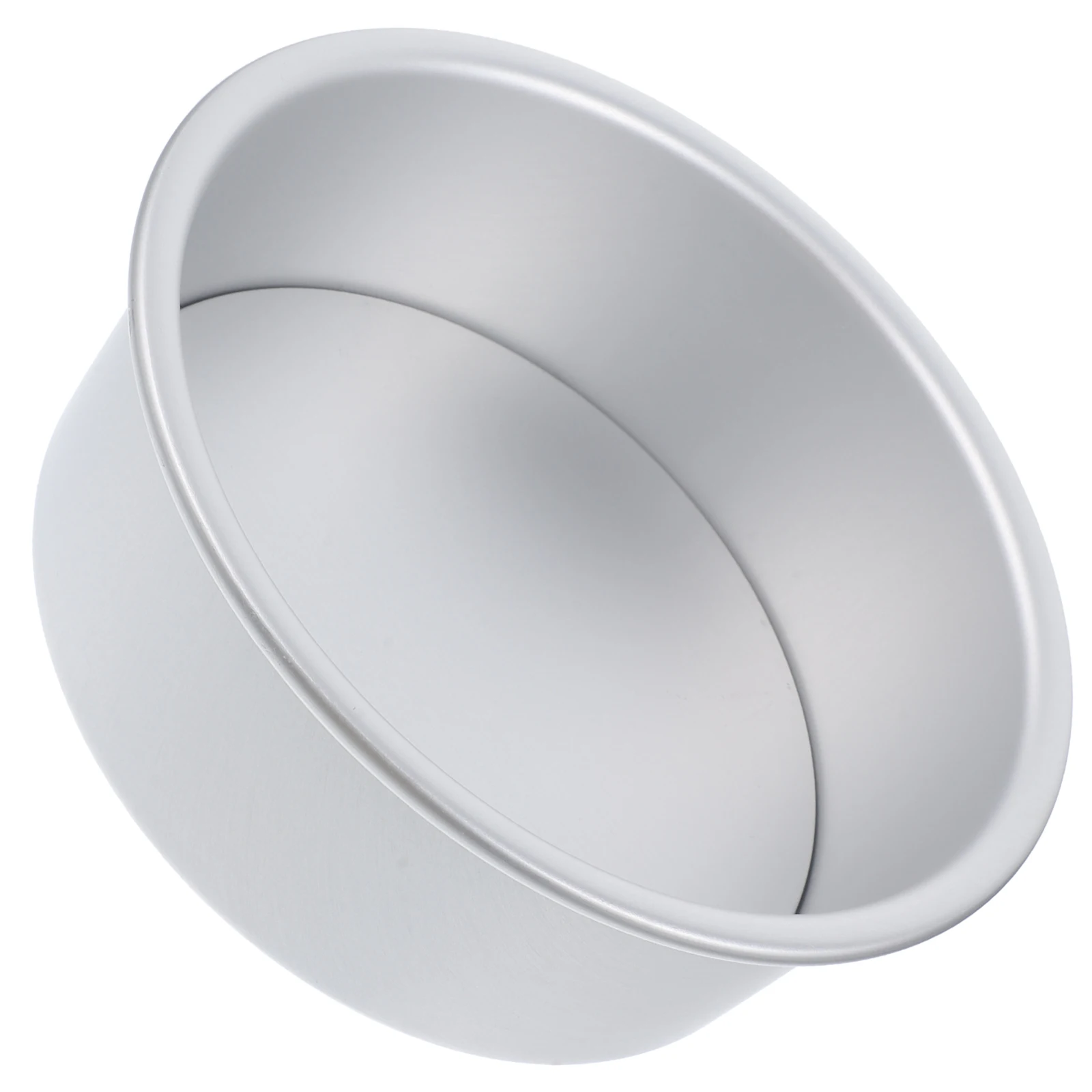 

2Pcs Round Cake Mold Aluminum Alloy Tins Metal Pans Baking Nonstick Removable Bottom Tools DIY Wedding Pudding