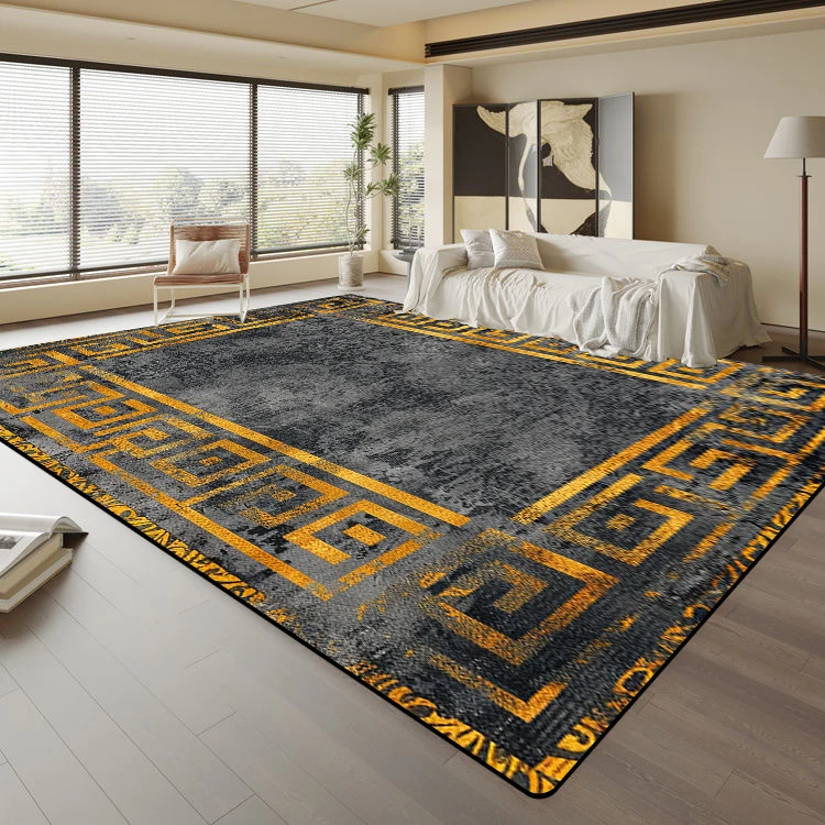 

European Luxury Carpet for Living Room Sofa Area Decoration Rug Large Bedroom Bedside Soft Mat Washable Cloakroom Lounge Rug