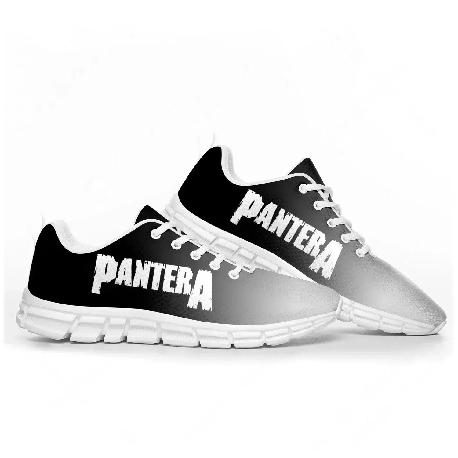 Pantera Metal Band Pop Sports Shoes Mens Womens Teenager Sneakers Casual Custom High Quality Couple Shoes White view 2