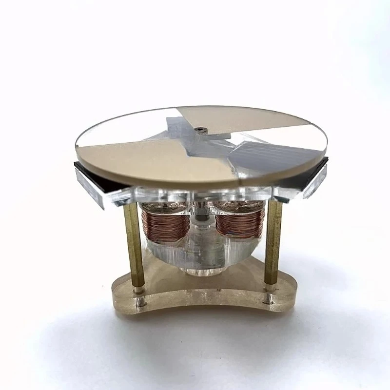 DIY Solar Vertical Disc Shape Motor Magnetic Levitating Educational Model Science Physics Toy