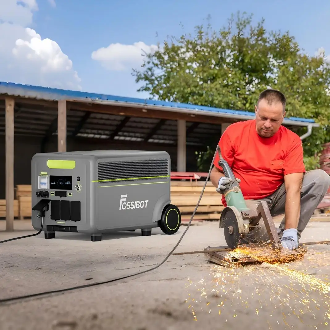 7200W 5222Wh Expandable Solar Generator Large Capacity Outdoor RV Household Emergency Backup Power Station