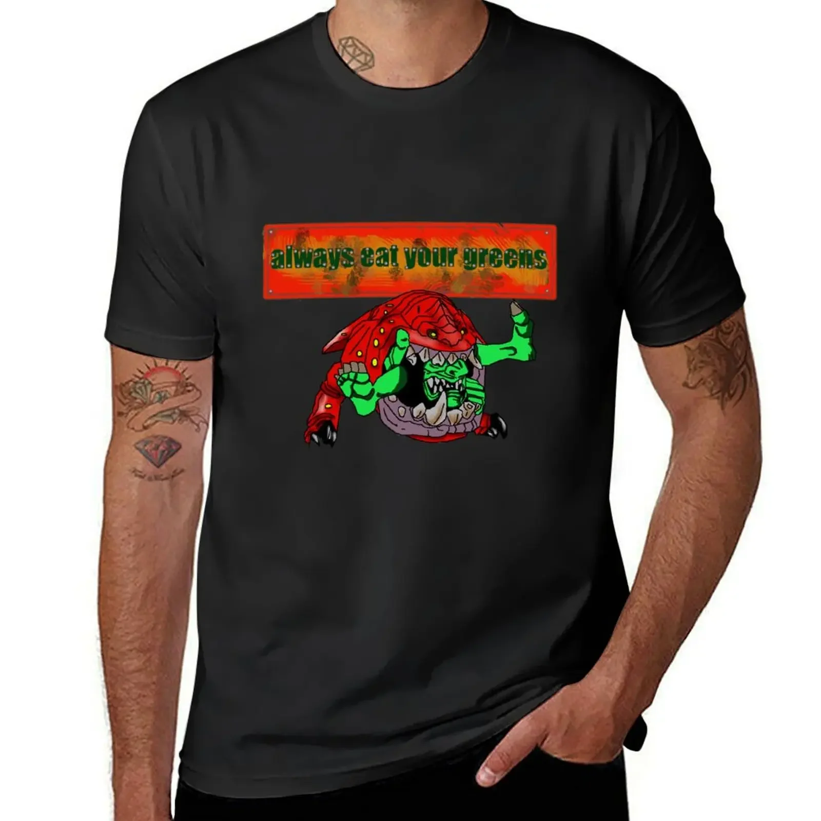 

always eat your greens T-Shirt man clothes sports fans kawaii clothes tops mens white t shirts