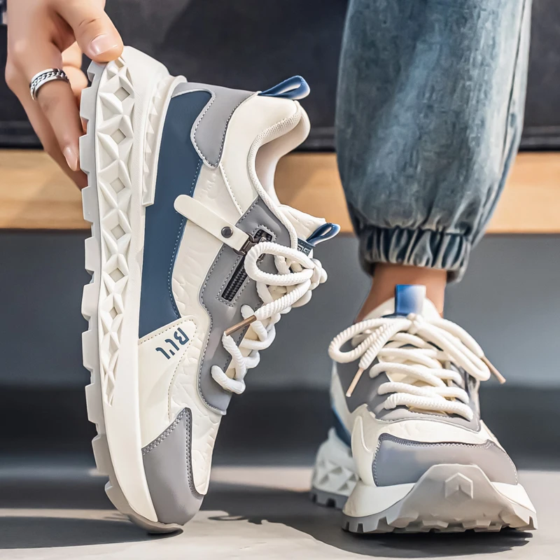 

Мужские дышащие повседневные туфли-слипоны из сетки, новинка лета 2025, универсальные, модные, с мягкой подошвой