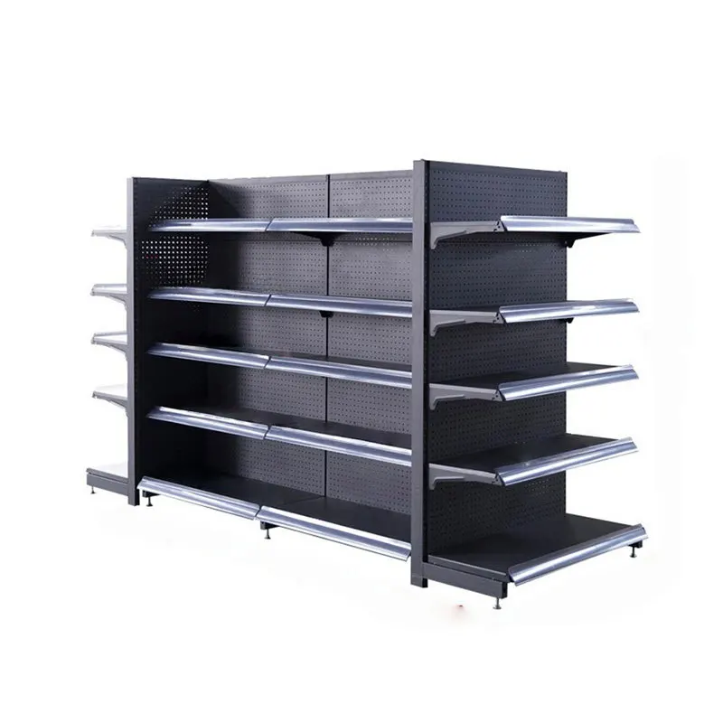 wine display shelves, convenience store shelves, single-sided double-sided snack shelves, multi-layer shelves