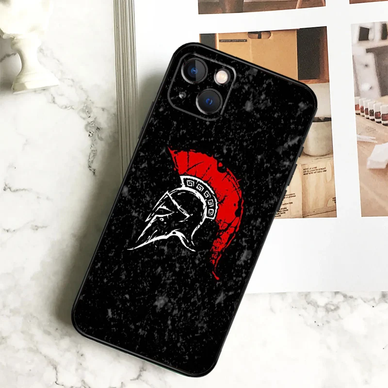 Spartan Phone Case For iPhone 15 16 14 Plus 13 12 Mini 11 Pro Max X XR XS Max 7 8 Back Cover