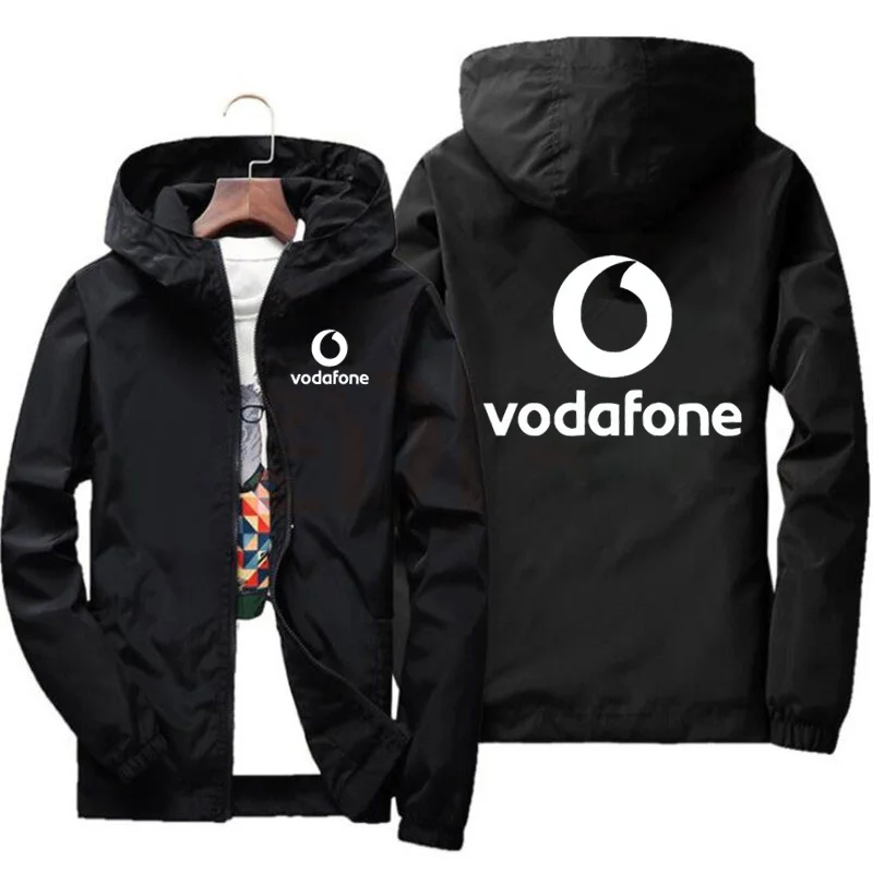 

Новинка 2025, мужская куртка Vodafone, весенне-осенние модные уличные водонепроницаемые куртки, ветровка, пальто, одежда для кемпинга