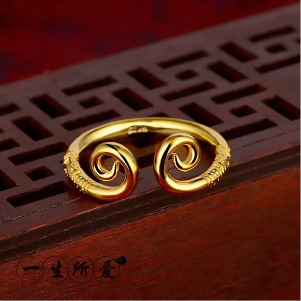 

New project TV series journey to the west Monkey King style ring Thai silver jewelry.gold accessories men women couples rings