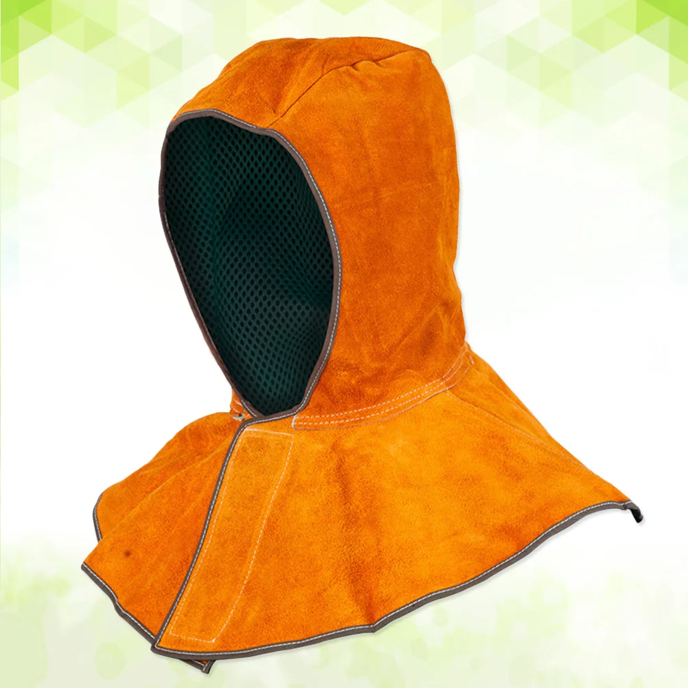 

Premium Welding Cowhide Abrasion Resistance Thermal Splash Protection Welder Head Neck Cover Free Size