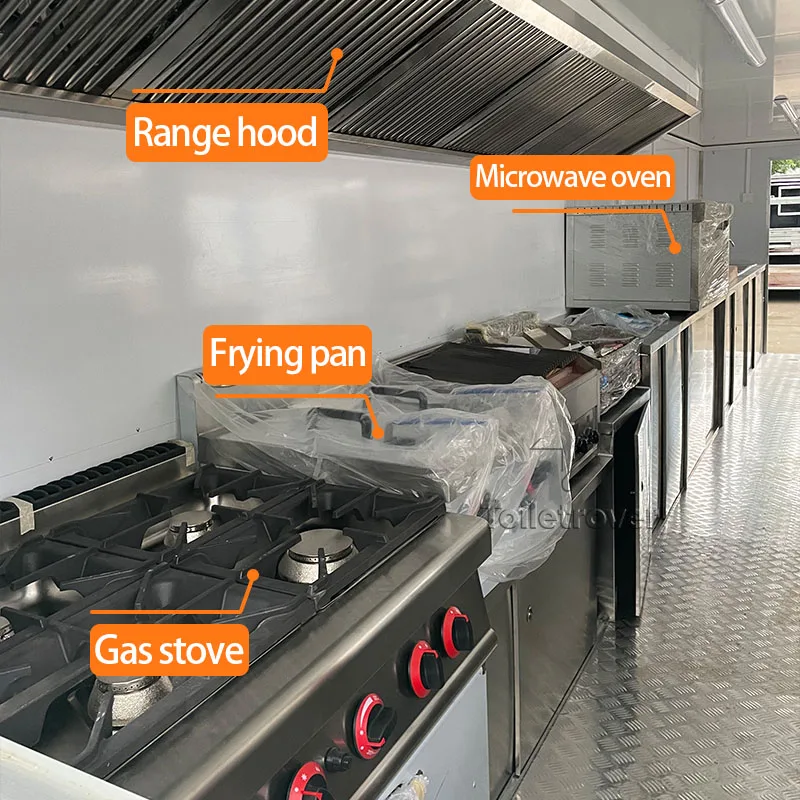 Custom Unique Top End Fancy Coffee Boba Tea Soft Cold Drink Milkshakes Street Food Truck With Full Kitchen Equipment