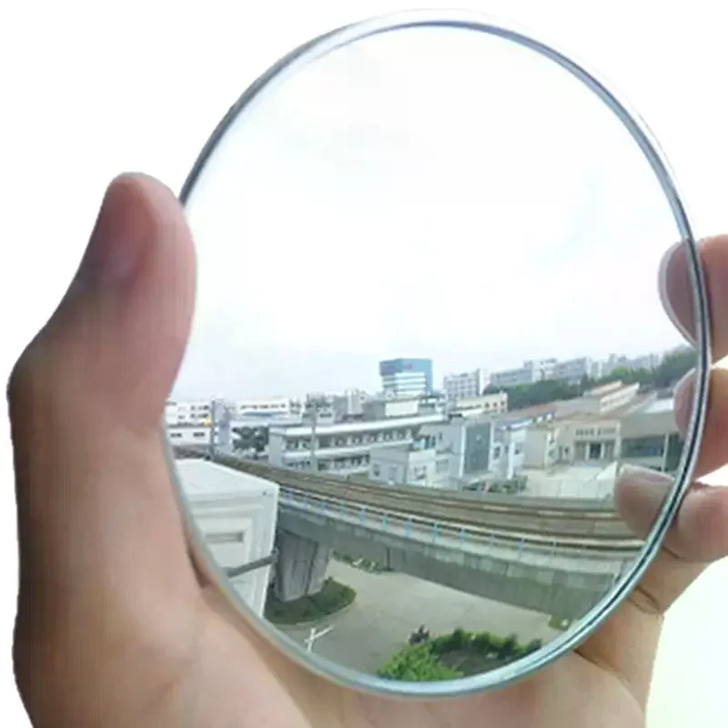 Portable Handheld Selfie Mirror - Solo Travel Reflection Convex Mirror for Photography Props - Compact Traveling Accessories