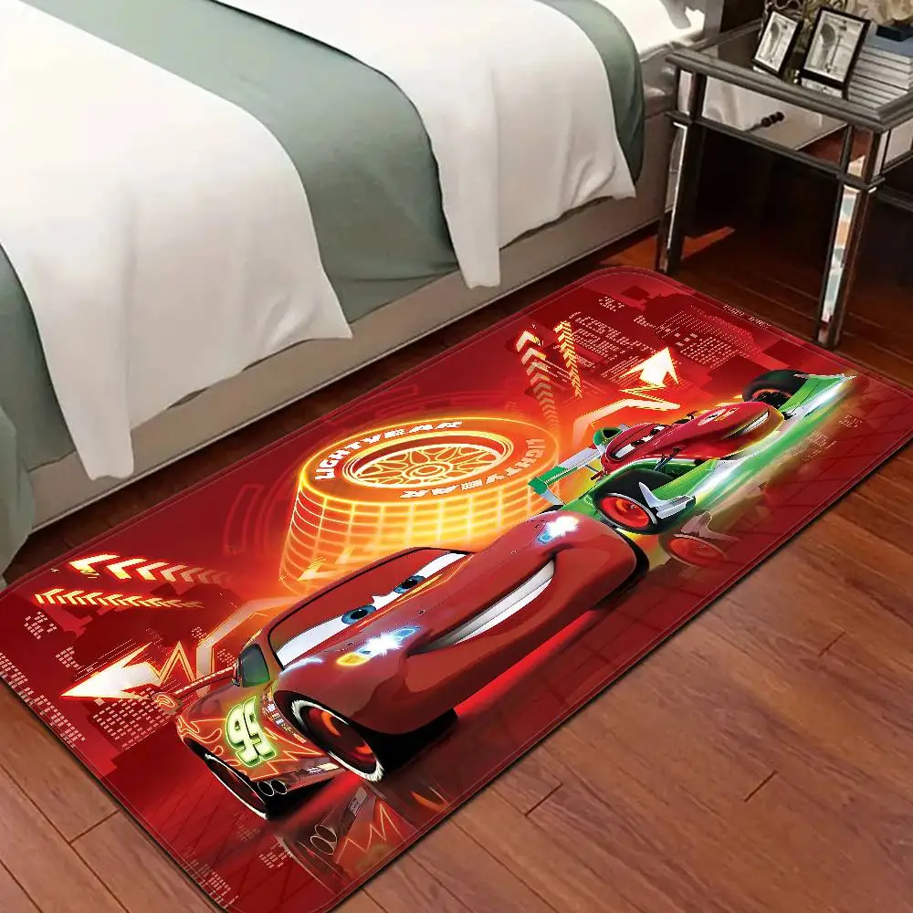 Cars Lightning Mcqueen Kitchen Mat Nordic Style Bedroom Living Room Doormat Home Balcony Anti-Slip Welcome Rug