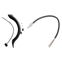 Rear Mudguard Fender+Taillight & Led Smart Tail Light Cable For Xiaomi Mijia M365