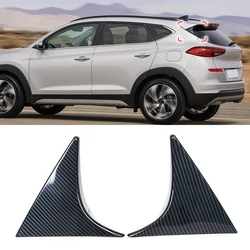 Car Rear Window Spoiler Cover Trim ABS Carbon Fiber Style For Hyundai Tucson 2015 2016 2017 2018 2019 2020