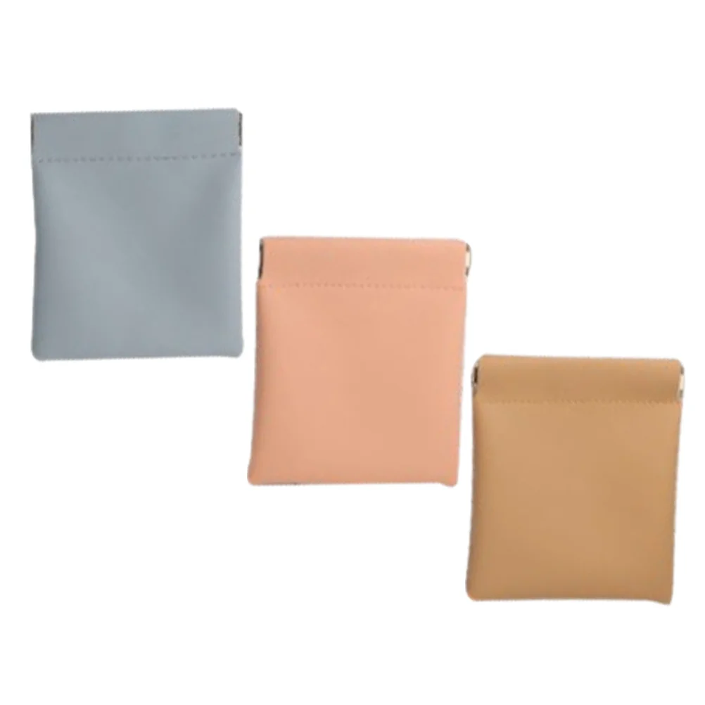 3 szt. Damskie kosmetyczki, małe kompaktowe organizery, podróżne etui na szminki, przenośne portmonetki, woreczki do przechowywania biżuterii