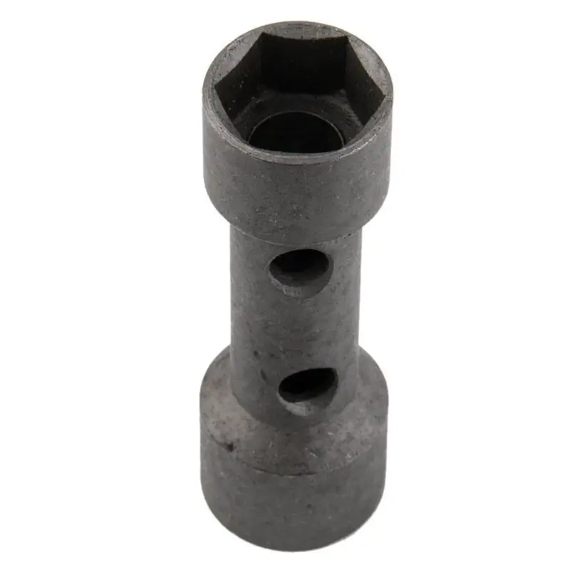 Doppel end werkzeug buchse Sechs kant schlüssel kasten Zündkerze Reparatur 19mm 21mm grau