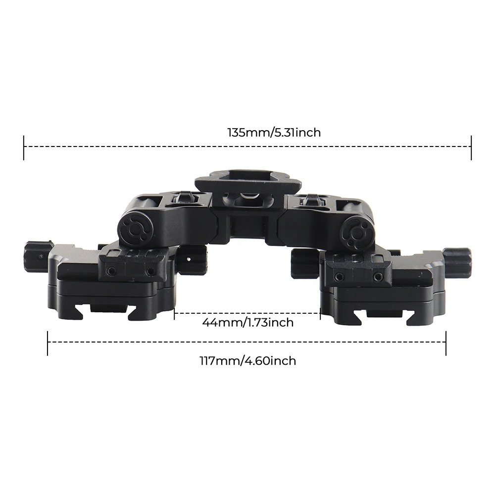 

PVS14 NVG Bridge Night Vision Goggles Arms Mount Binocular Adapter for L4 G24 Mounting Helmet Fast mount
