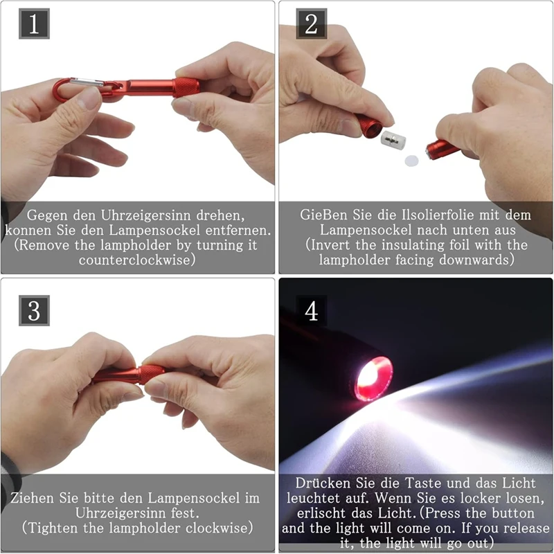 14 pçs mini tocha chaveiro led chave pingente tocha de alumínio pequena lâmpada mão tocha crianças para acampamento ao ar livre ciclismo