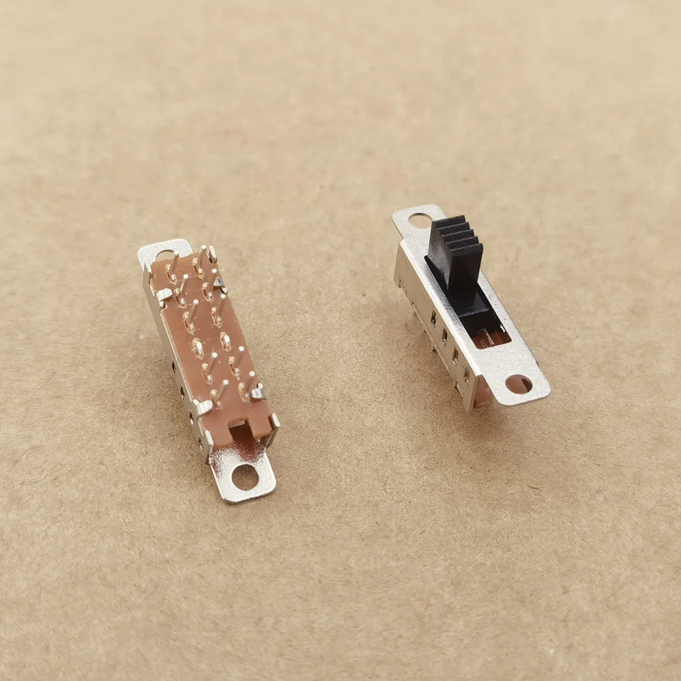 Original New 100% SS24E04 Toggle Switch 10Pin 4Gear 2P4T Vertical Double Row Sliding Belt Fixing Screw Handles Long 6MM