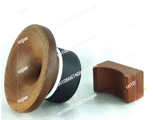 2Pcs HiFi Solid Wood Horn Tweeter, Ultra-High Frequency Driver Head 106dB 1200-32000Hz