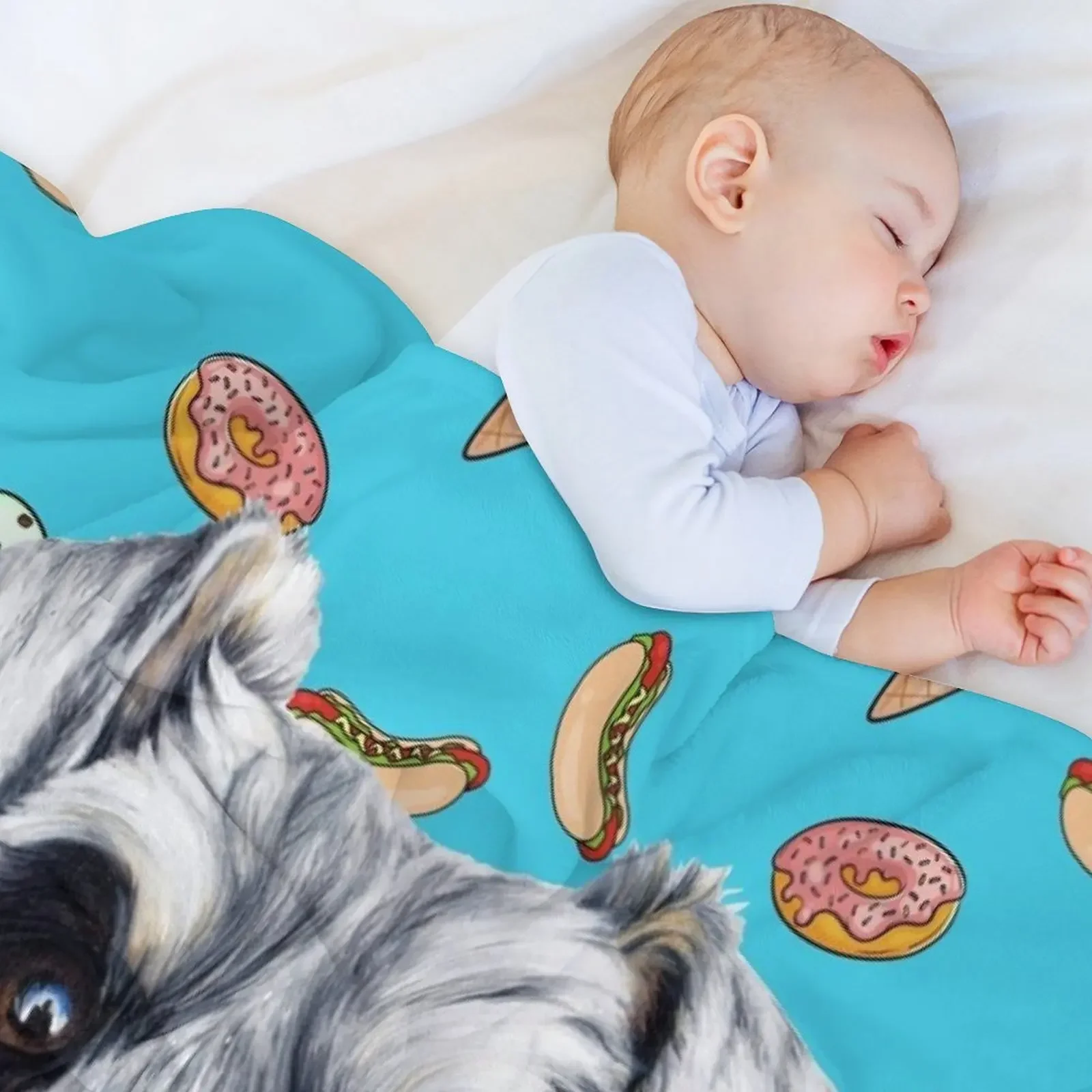 Sweets and desserts Throw Blanket for babies Hairy Thins Sofa Quilt Blankets