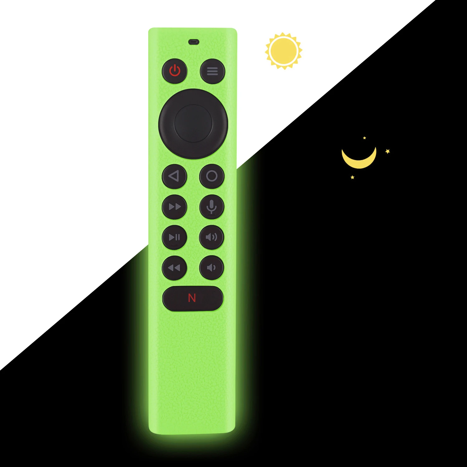 Shockproof Remote Control Cover Fit for Nvidia Shield TV Pro HDR Silicone Anti-Fall Skid Protective Soft Sleeve Skin Shell Case view 5