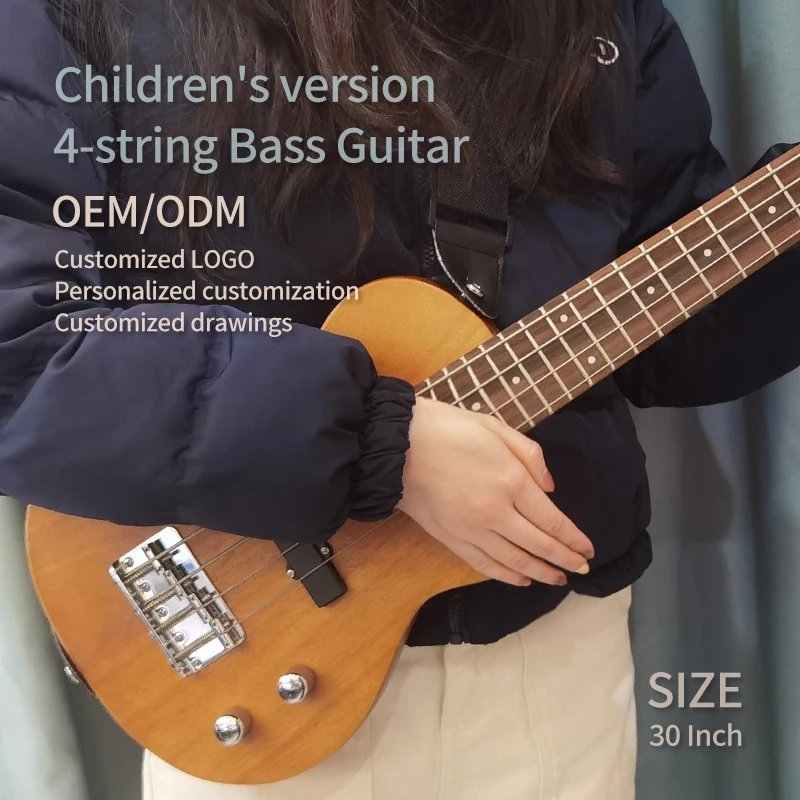 2pcs High Quality 30-inch Four-String Electric Bass Factory Direct OEM Made in China
