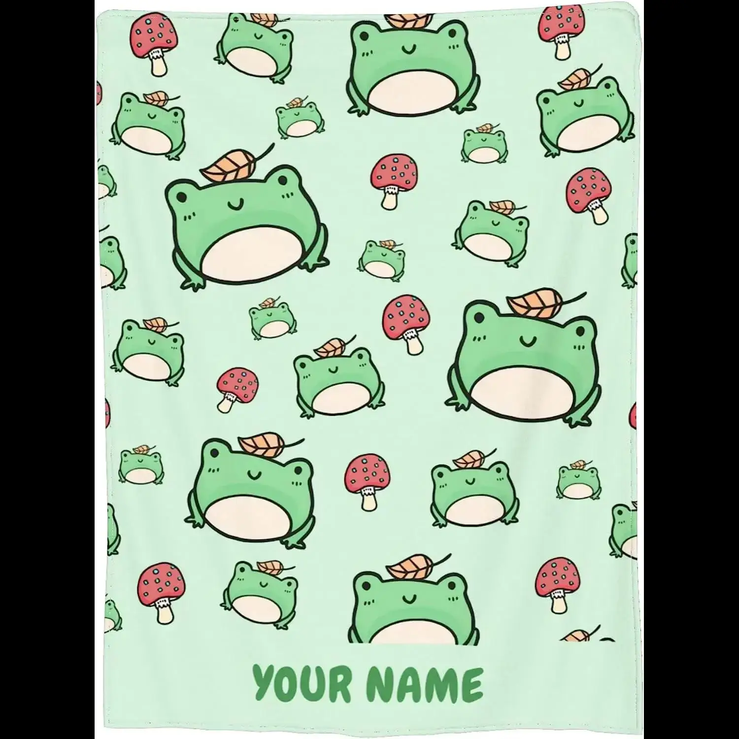 

Персонализированные одеяла с именем для маленьких мальчиков и девочек, милое одеяло с зеленой лягушкой для взрослых, женщин и детей