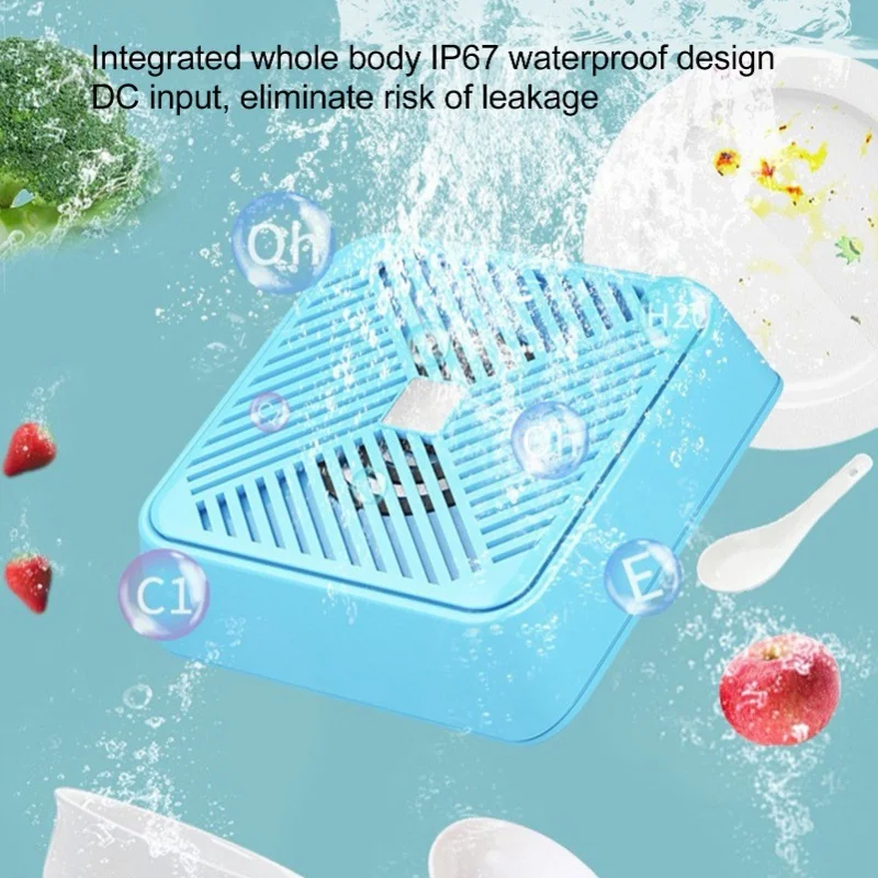 Mini USB Portable Ultrasonic Dishwasher Electrolysis Washing Machine For Kitchen Sink Household Use