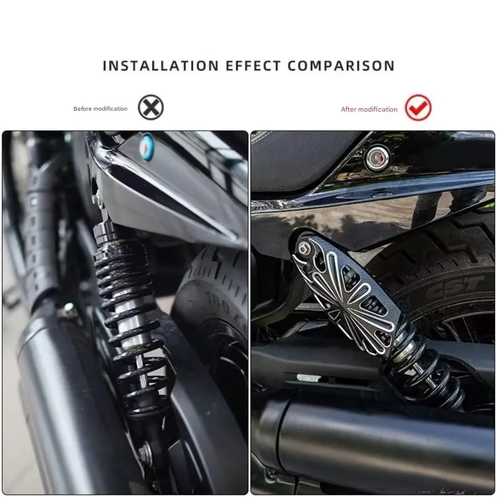 For Stainless Steel Rear Shock Shield Cover for VOGE Bicycles CU625 CU525 CU250 - Extend the Life of Your Bike's Shock System