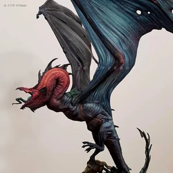 450mm Resin model kits figure colorless and self-assembled  dragon  A-1558