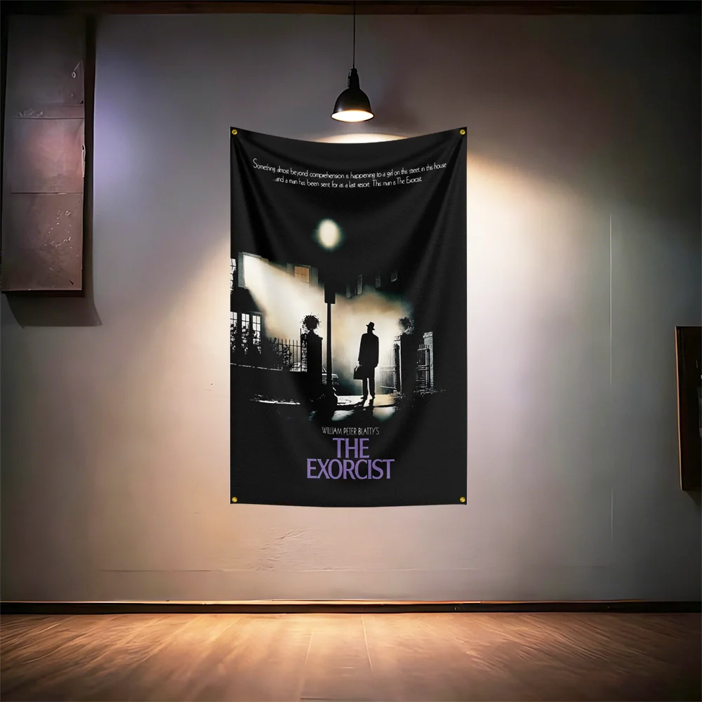 The-Exorcists Horror Movie Fans Flag For Room Bar Man Cave Wall Decor Banner - Image 2