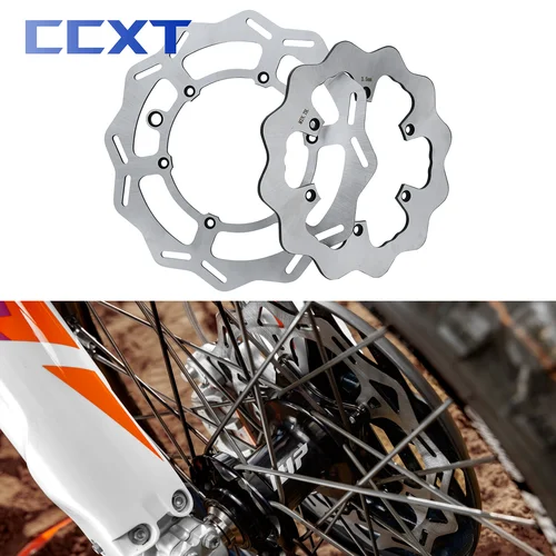 Rotores de discos de freno delantero y trasero para motocicleta, 260MM, 220MM, para Husqvarna FE FC FX TE TC TX 125 250 300 350 400 450 501 2014 2015-2023