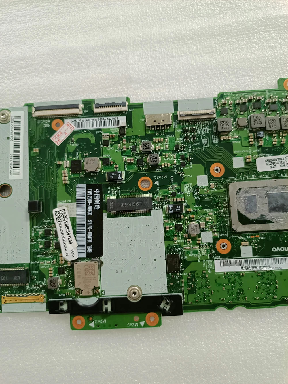 Imagem -04 - Laptop Motherboard para Lenovo Thinkpad X390 T490s Nm-b891 i5 i7 Cpu 8ª Geração 16gb 8gb Ram 100 Testado ok