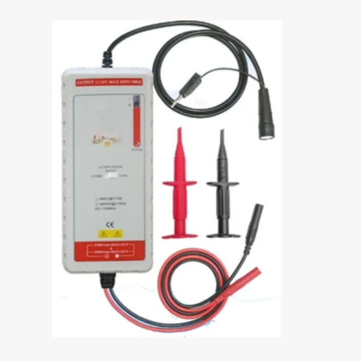 High voltage differential probe for measuring lightning surge generator waveforms