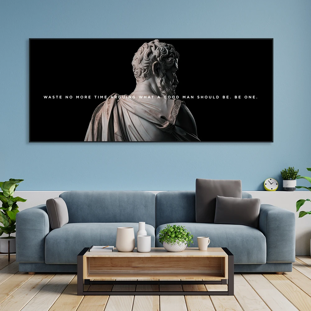 Alexander the Great Art Poster Marble Sculpture Mythology Art Prints Marcus Aurelius Canvas Painting Positive Inspiration Decor