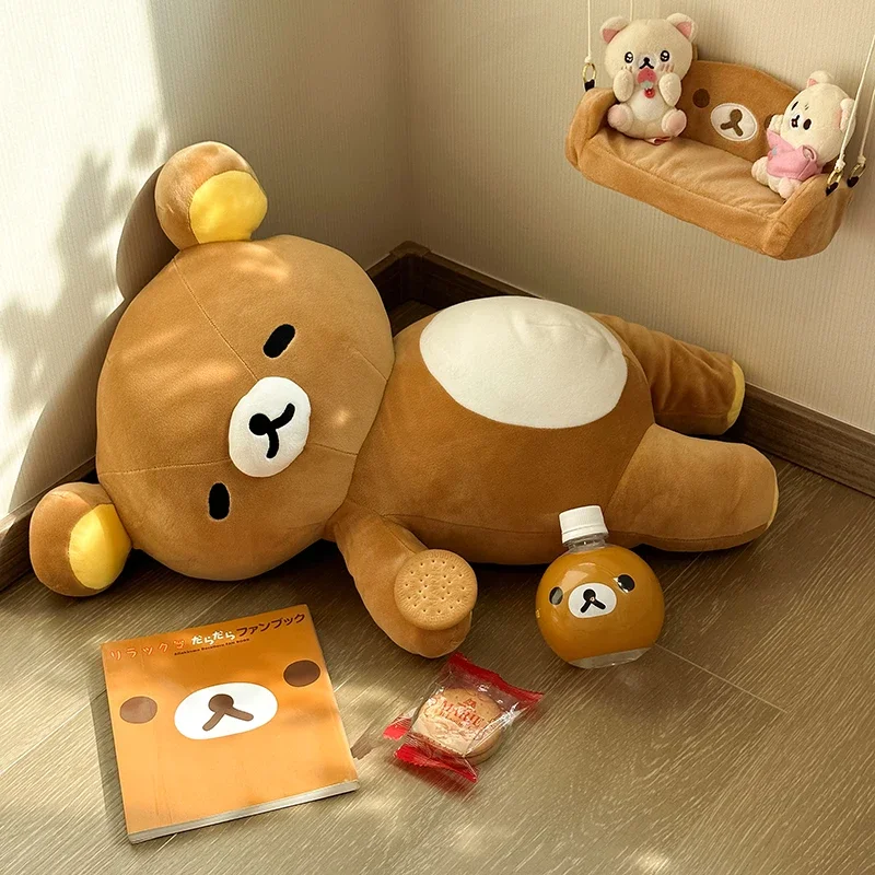 

Very Soft Rilakkuma Plushies Cartoon Lazy Bear Doll Kawaii Anime Cute Japanese Style Bear Plush Toy Birthday Gifts Girl