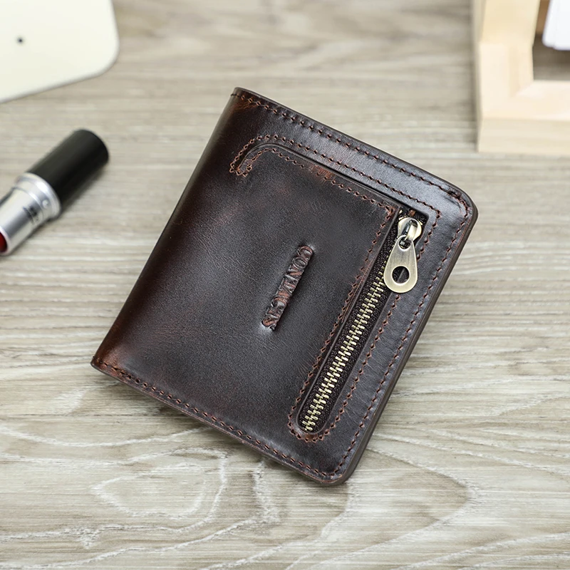 CONTACT'S Genuine Leather Women Slim Wallets RFID Card Holders Coin Purses Money Clip Ultra Thin Small Mini Wallets Female Bags