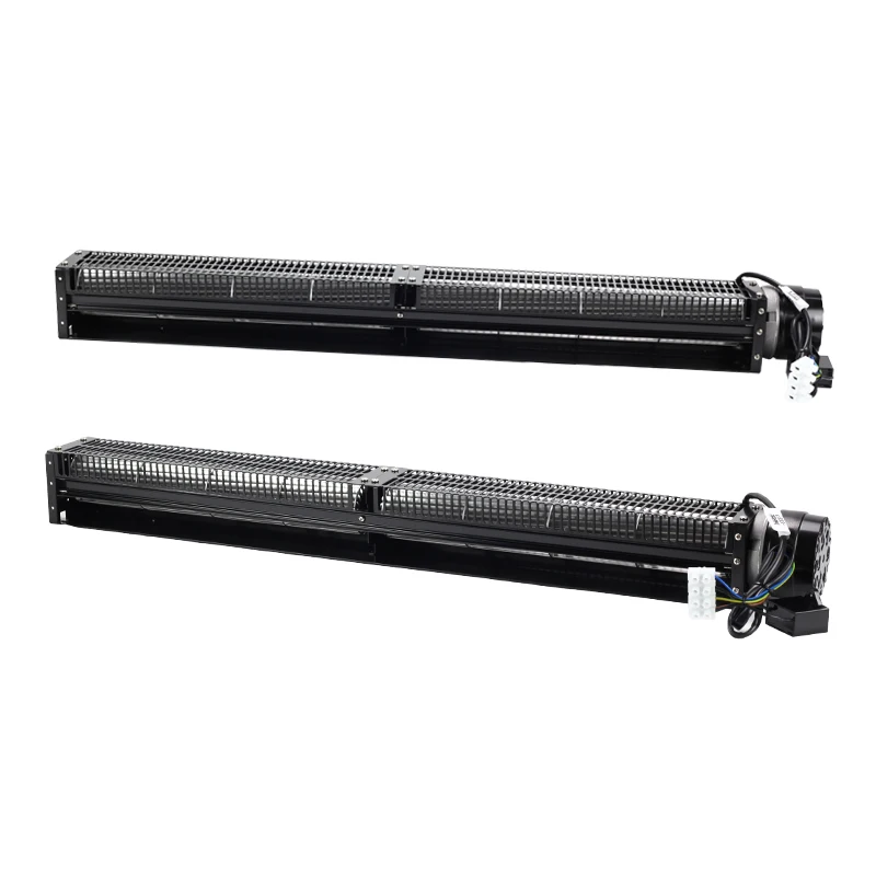FLD50530A12‑BF Kipas Aliran Silang AC220V DC12V 24V Angin Kuat Kipas Ventilasi Pendingin Aliran Silang Logam Senyap