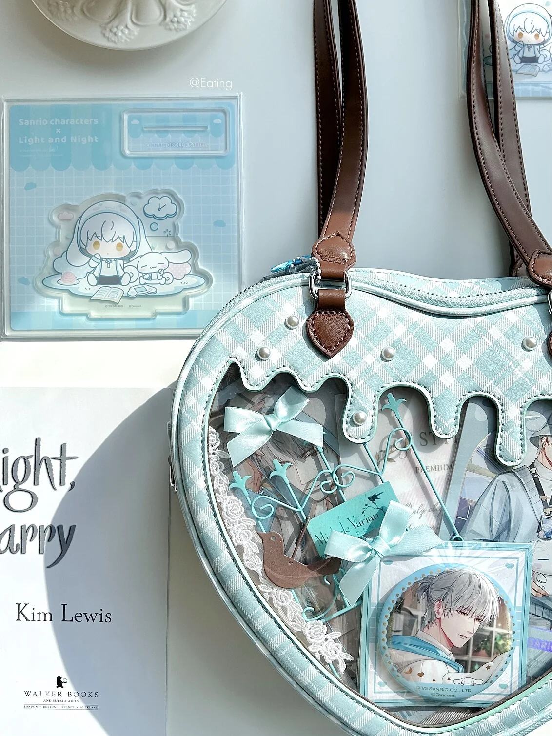 Borsa a tracolla dal design originale Heartache Berry Love Pain Ins giapponese morbida sorella Maca Beauty Girl Dragon