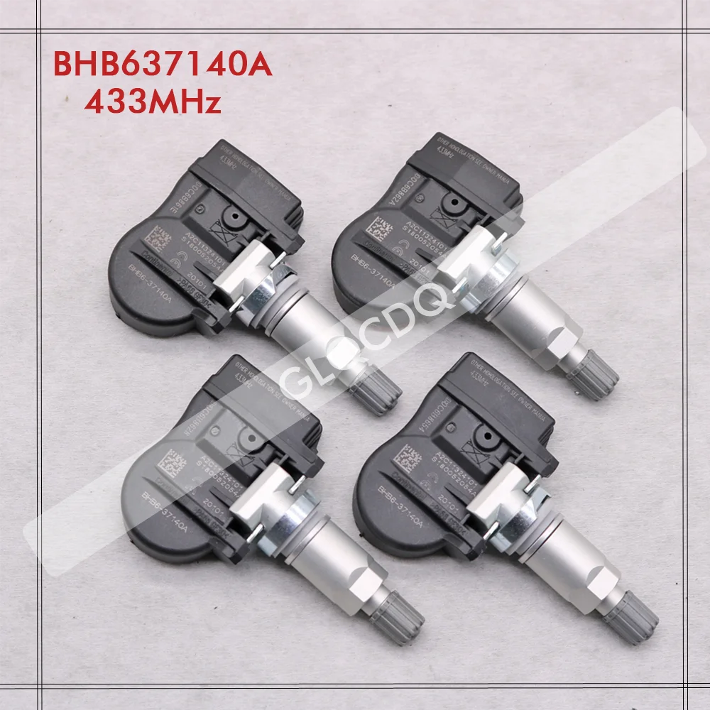 4PCS NEW TIRE PRESSURE SENSOR FOR MAZDA 2 3 5 6 CX-3 CX-5 CX-7 CX-9 MX-5 BHB637140 BHB637140A GS1D37140 433MHz