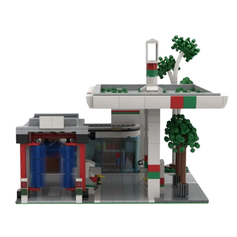 Spot MOC-104373 1294pcs Modern Architecture DIY Small Particle Assembly Building Blocks Educational Toy Model Gift Set Ornaments