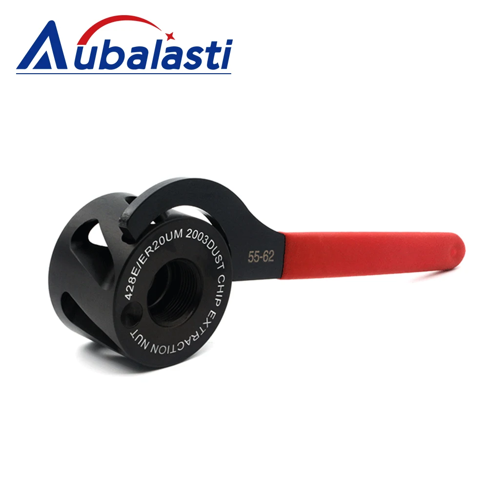 Aubalasti Aluminum Vacuum Nut 24000rpm Spindle Dust Extractor Nut ER20UM ER25UM ER32UM ER40UM Dust Removal Dust Nut