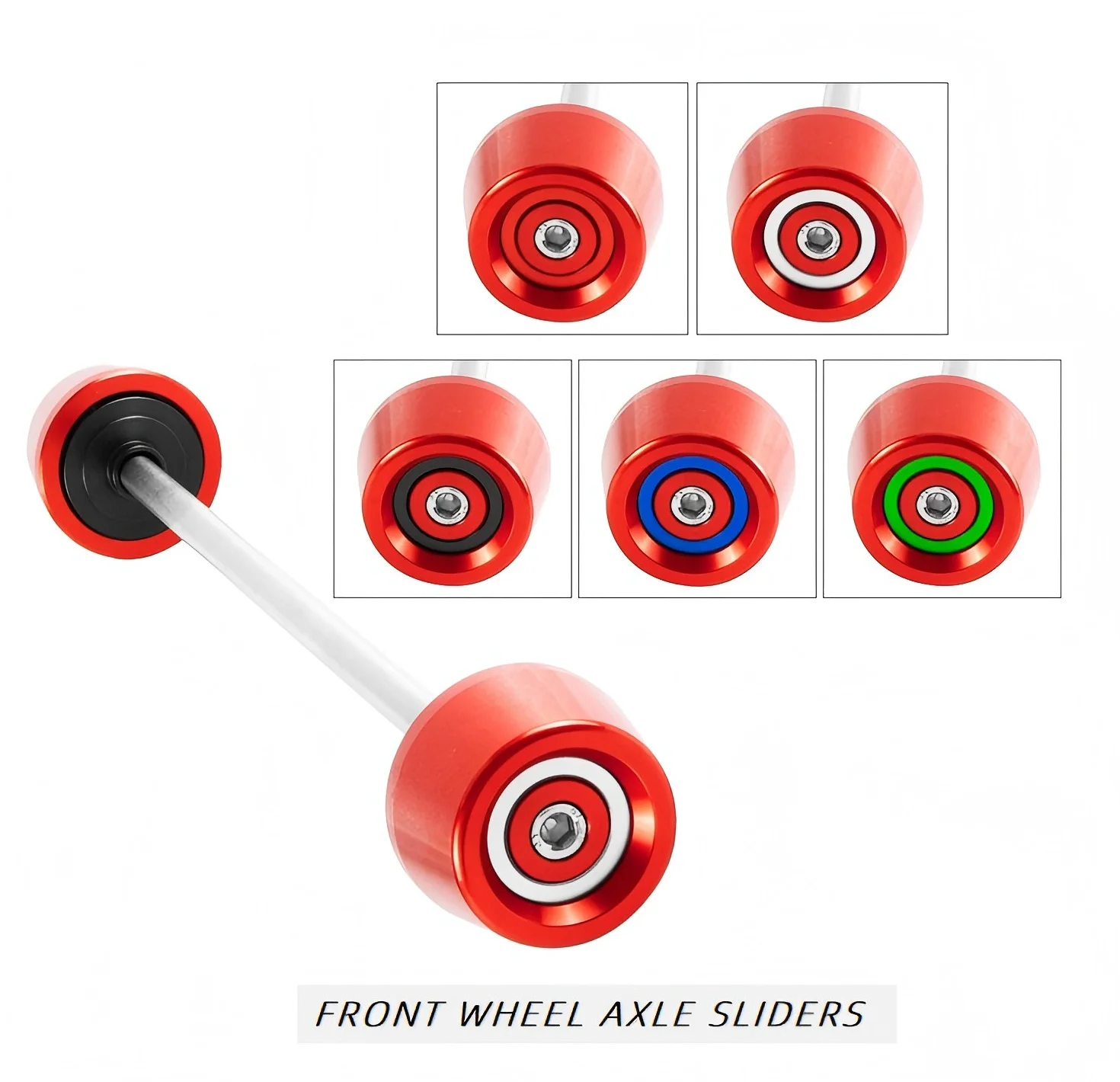 Motorcycle Front Axle Fork Crash Sliders Wheel Protector for Ducati Monster 696 795 797 821 Hyperstrada 821 939 Hypermotard 796