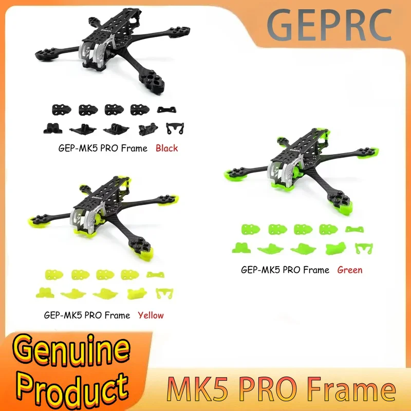 

GEPRC GEP-MK5 Mark5 HD Frame Kit 5inch 225mm Wheelbase Freestyle Racing RC DIY FPV Racing Drone Mark 5