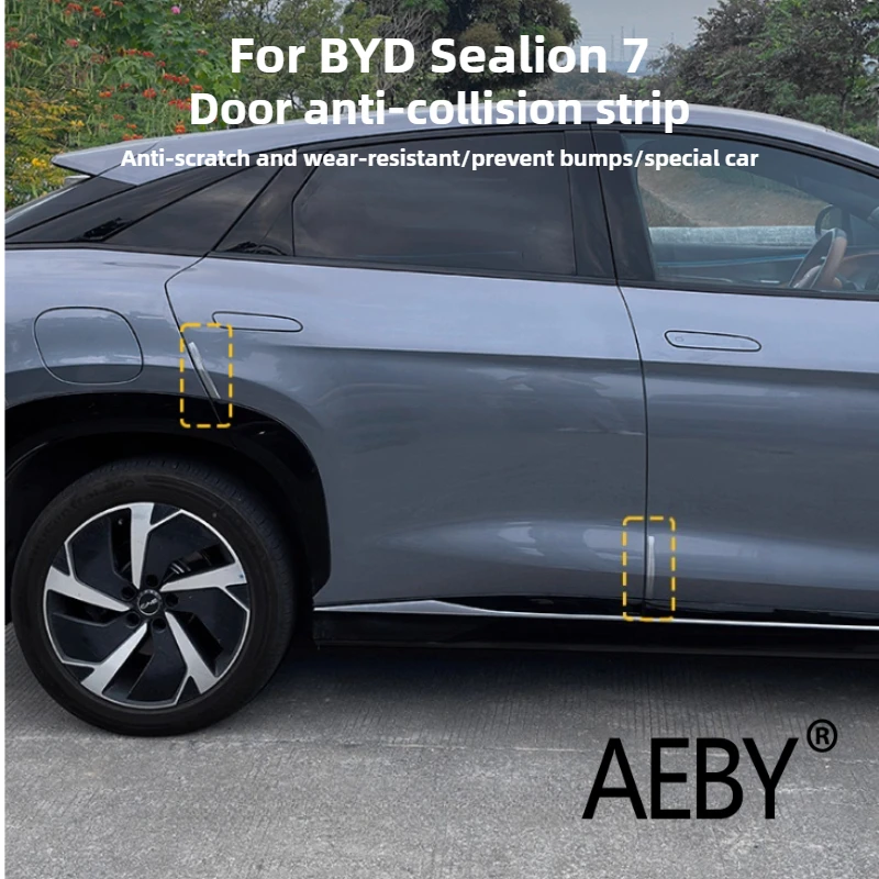 

AEBY For BYD Sealion 7 2024 Car Door Anti Collision Strip Glue Door Edge Guard Protector, Easy Install Car Exterior Accessories